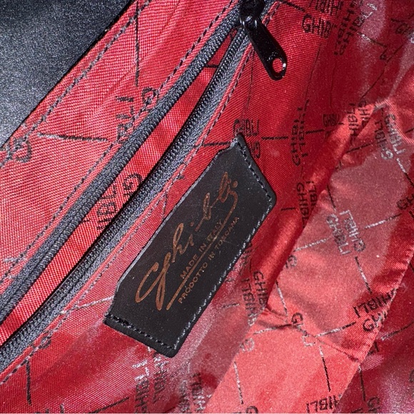 Ghibli Black Leather Shoulder bag - Picture 3 of 4